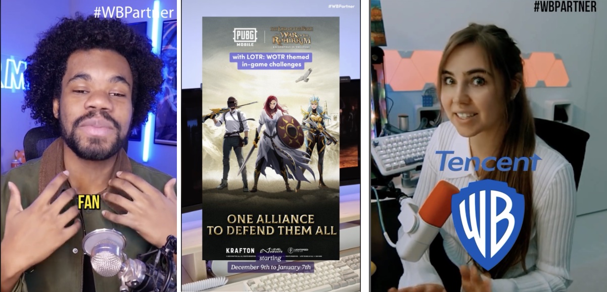 examples of co-branded partnerships for WB